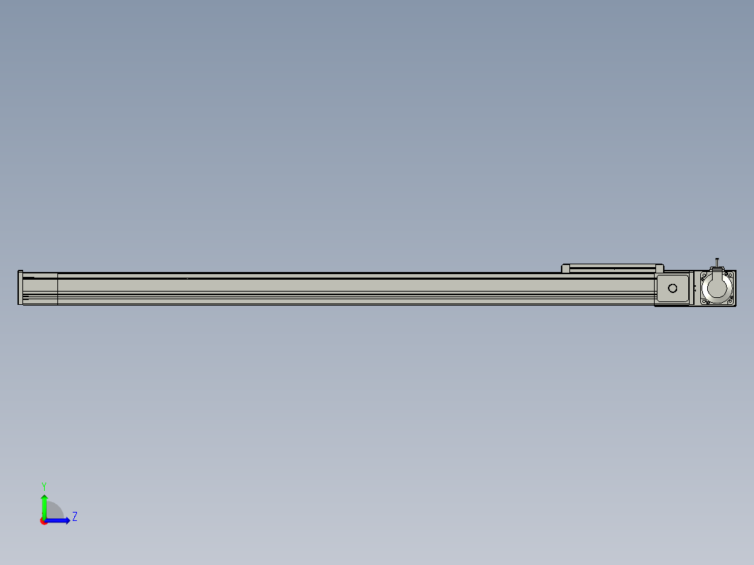 欧规系列-LB8-L75-S1250-BL-ZP75-C3左视图