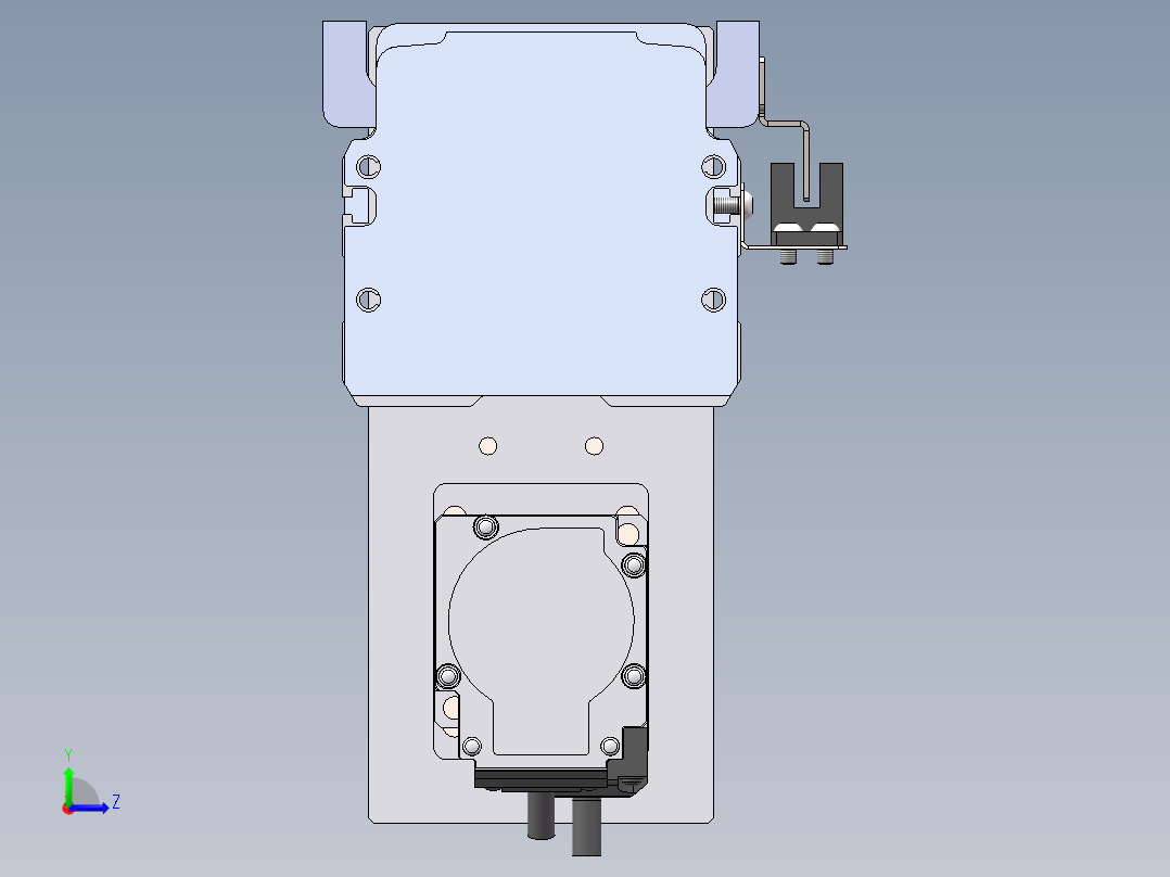 MTH丝杆半封闭模组MT75BS-BM-100W左视图