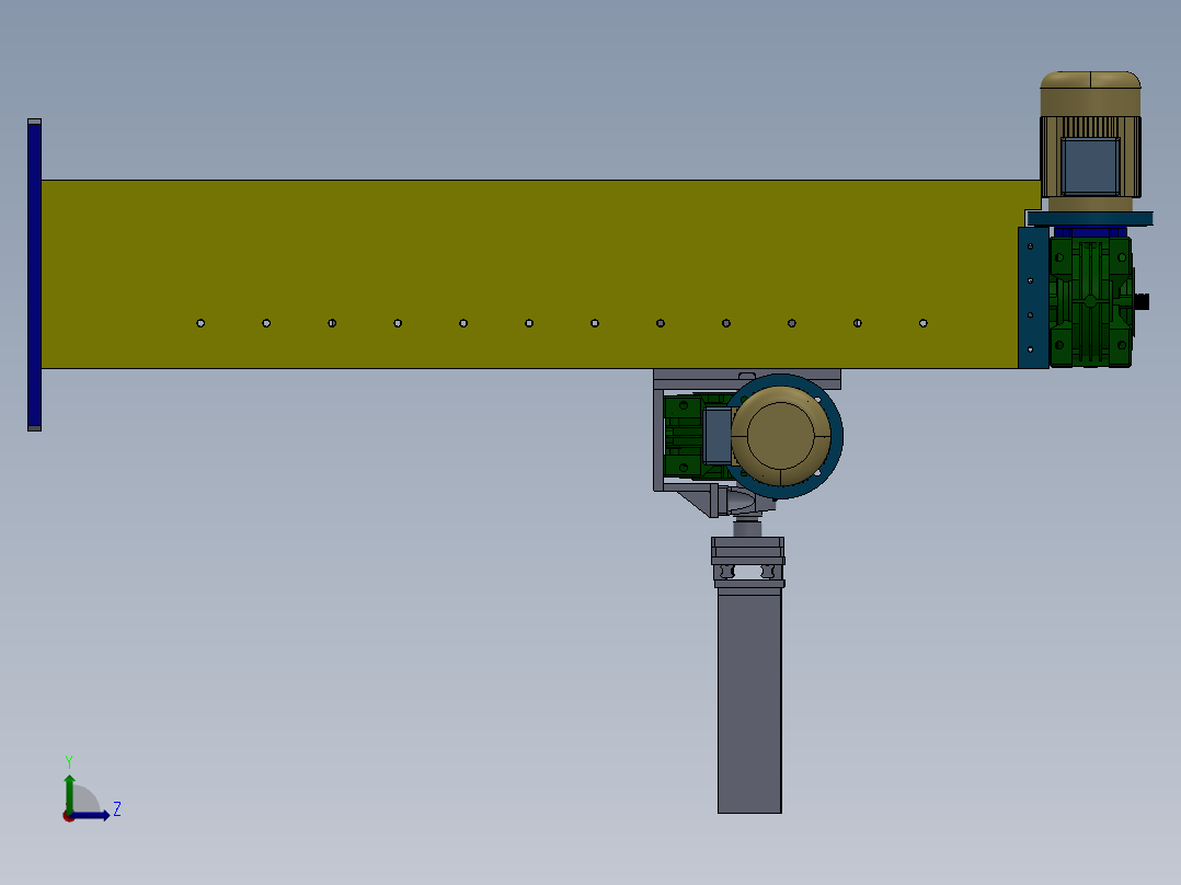 抓取翻转升降机sw10左视图