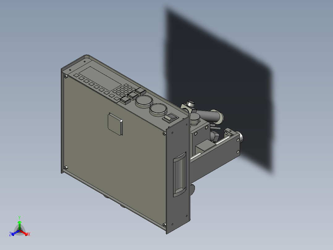 4轴点胶机3D图 H692 G83 非标自动化设备3D图纸3D模型