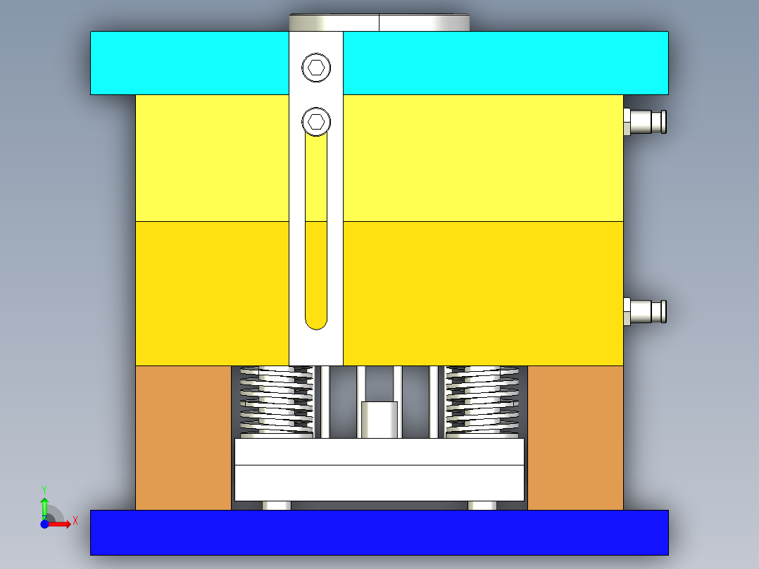香肥皂盒的塑料模具设计【含三维图+完整CAD+说明书设计资料】前视图