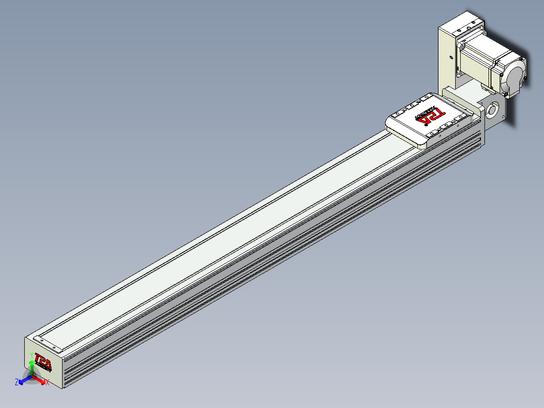 同步带全封闭直线模组TPA-HCB-85D-90-L750-RU-Y-P20-N3