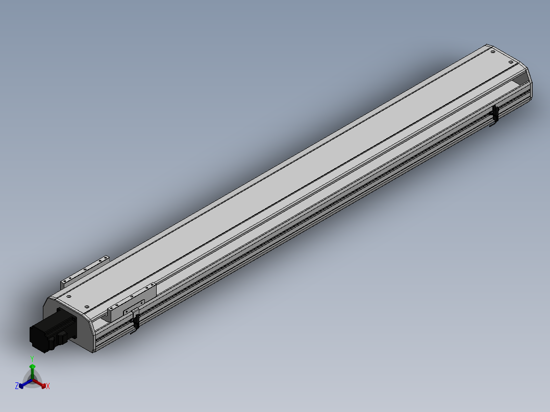 精密模组MY170-T10-1200L-BC-P40B-C4-C正等轴测图