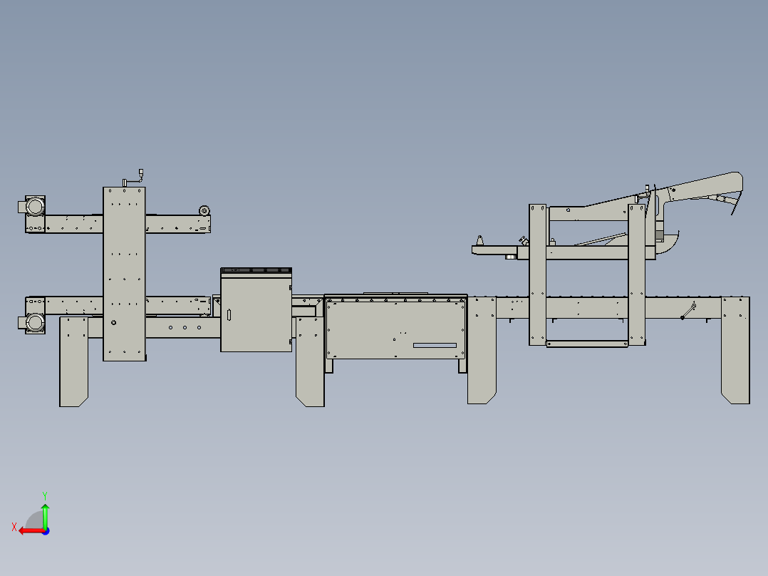 后道包装线图30后视图