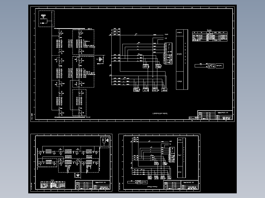 500kV线路及保护二次线竣工图