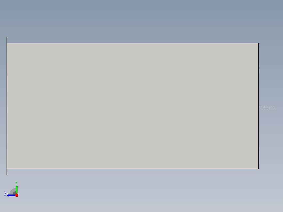 hvac duct end右视图