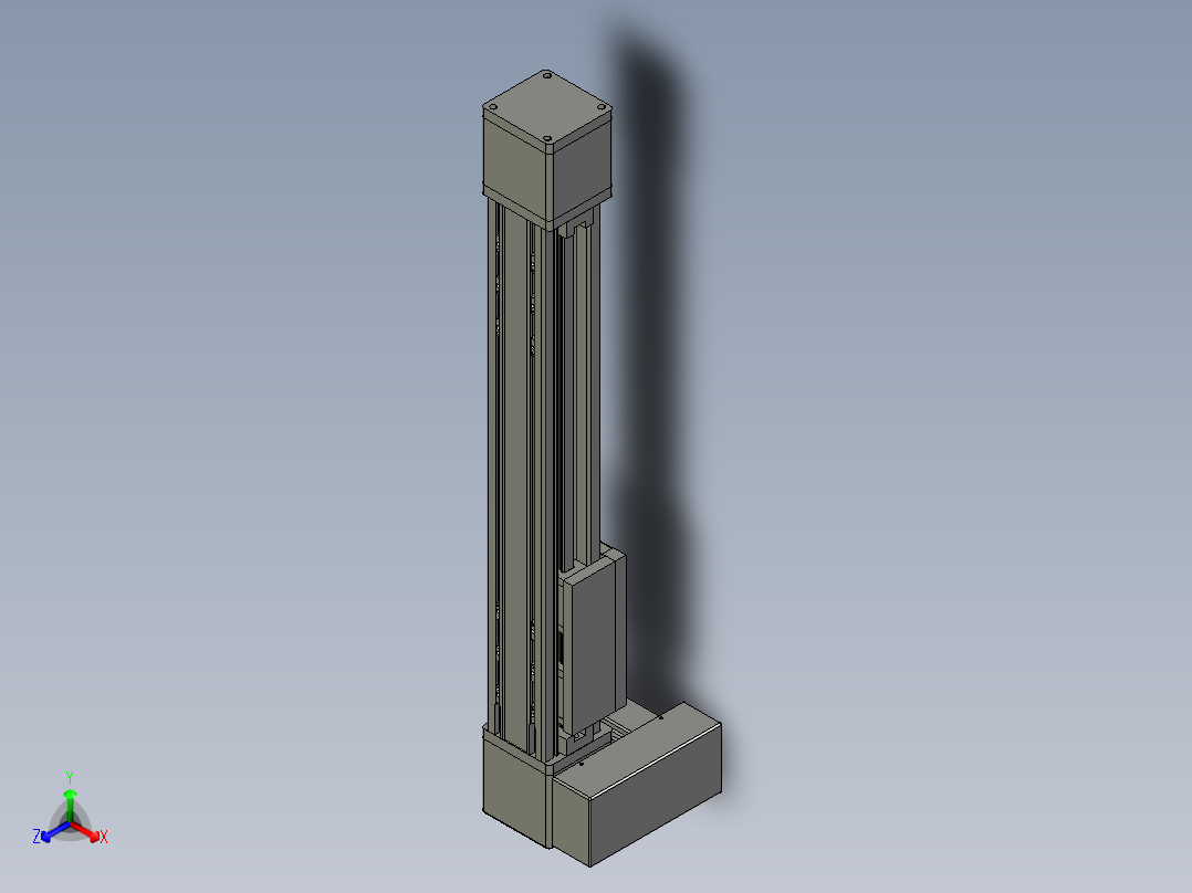 欧规系列-GB8-L96-S400-BRU-P40-MS3正等轴测图