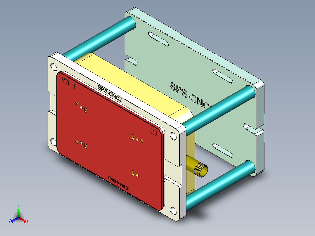 SPS-CNC2-0107正等轴测图