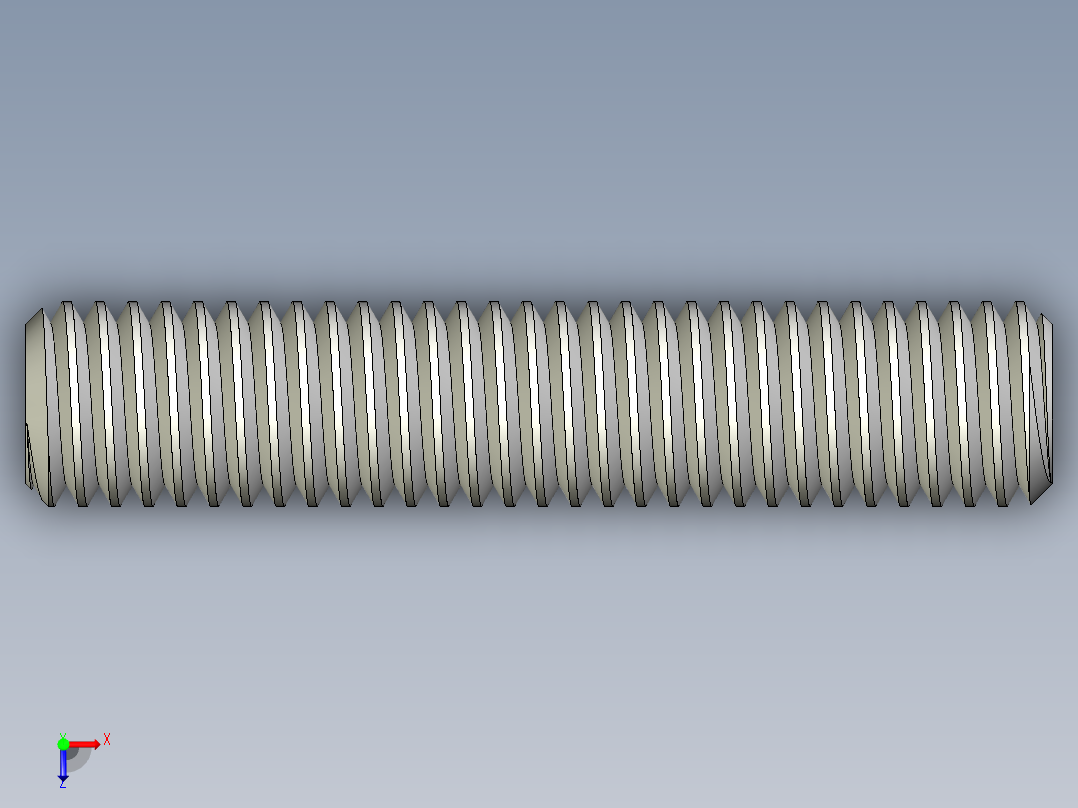 DIN 913-ISO 4026 固定螺钉-M5 L=25.STEP俯视图