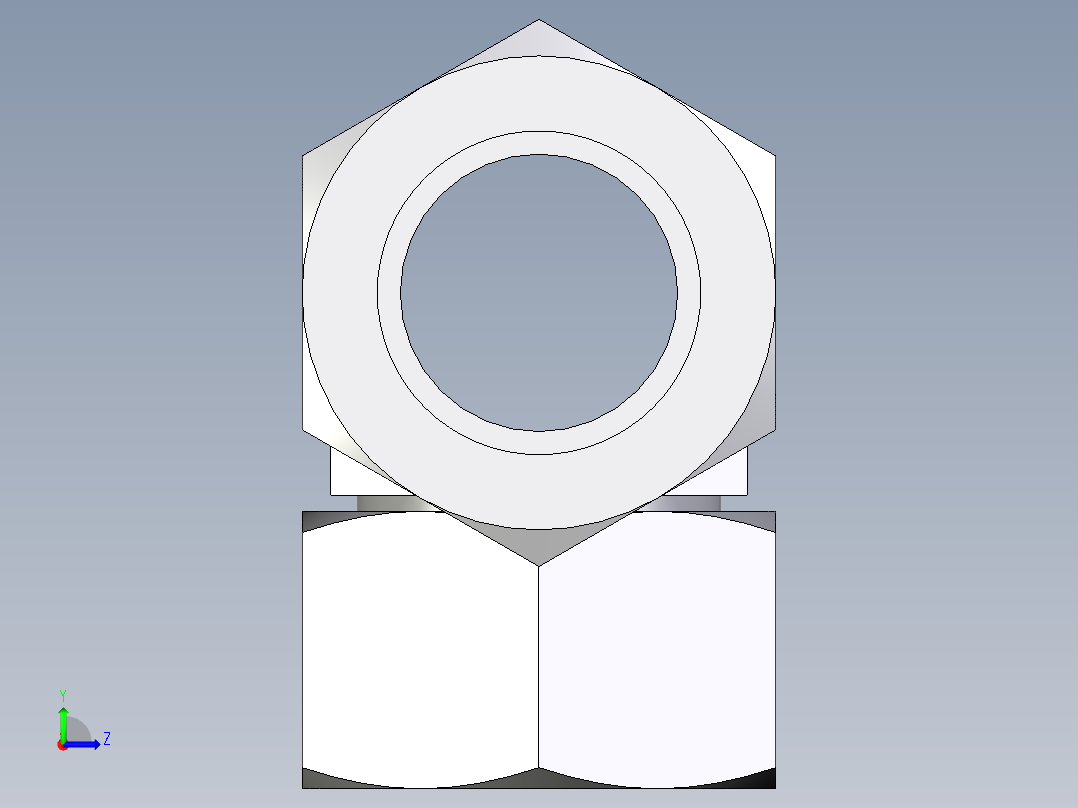 卡套式工业通用硬管接头EO_Swivel_nut_branch_tee_ET28ZLCF左视图