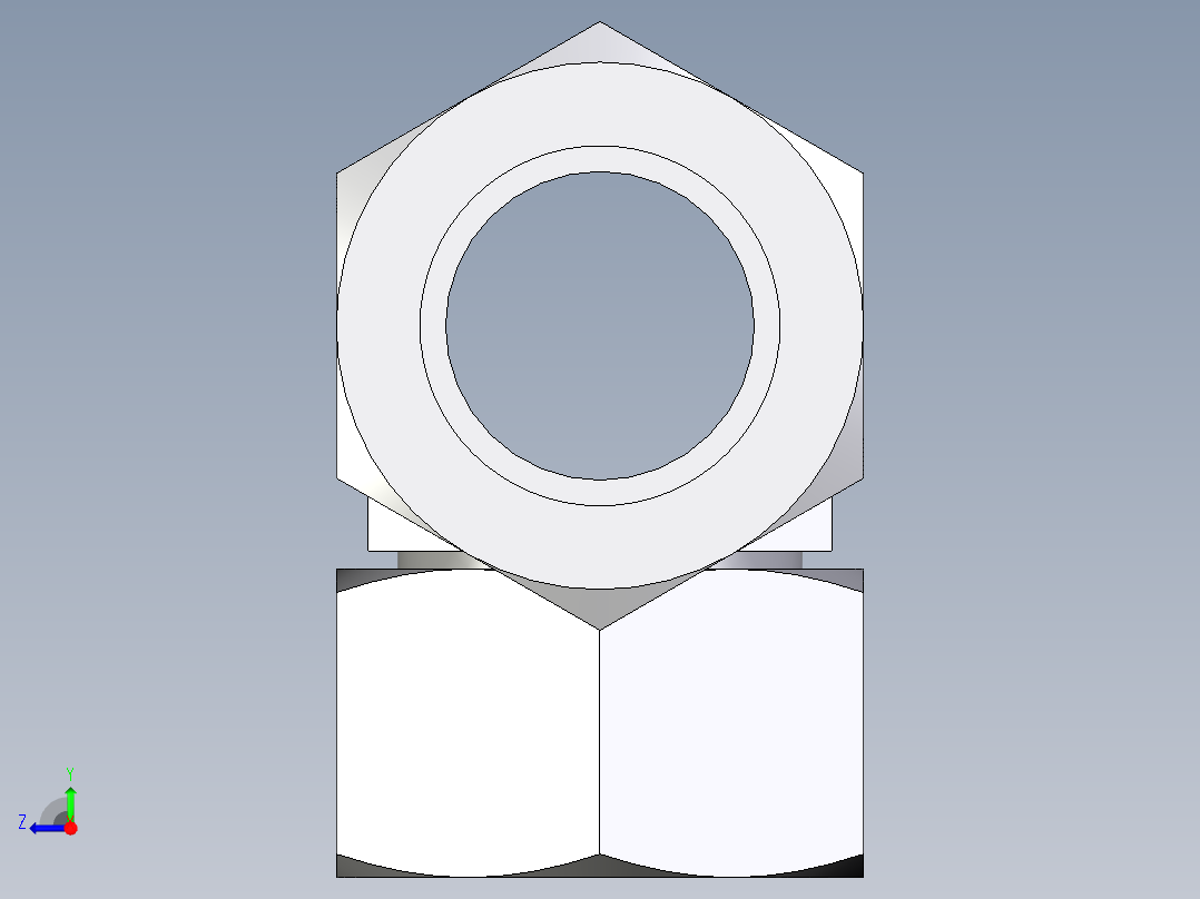 卡套式工业通用硬管接头EO_Swivel_nut_branch_tee_ET28ZLCF右视图