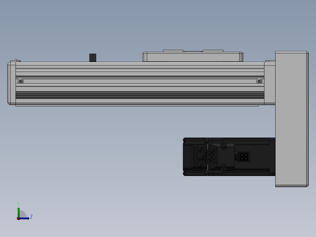 精密模组MY60-T10-100L-BM-P10-C4-C左视图