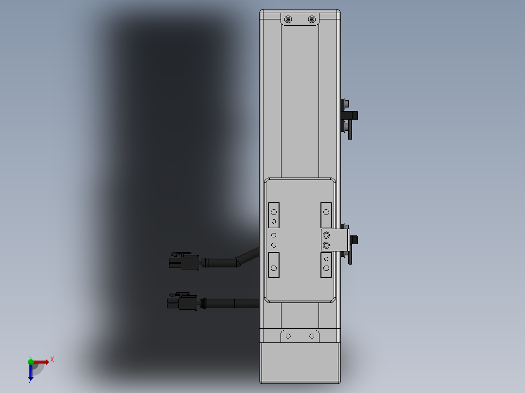 精密模组MY60-T10-100L-BM-P10-C4-C俯视图