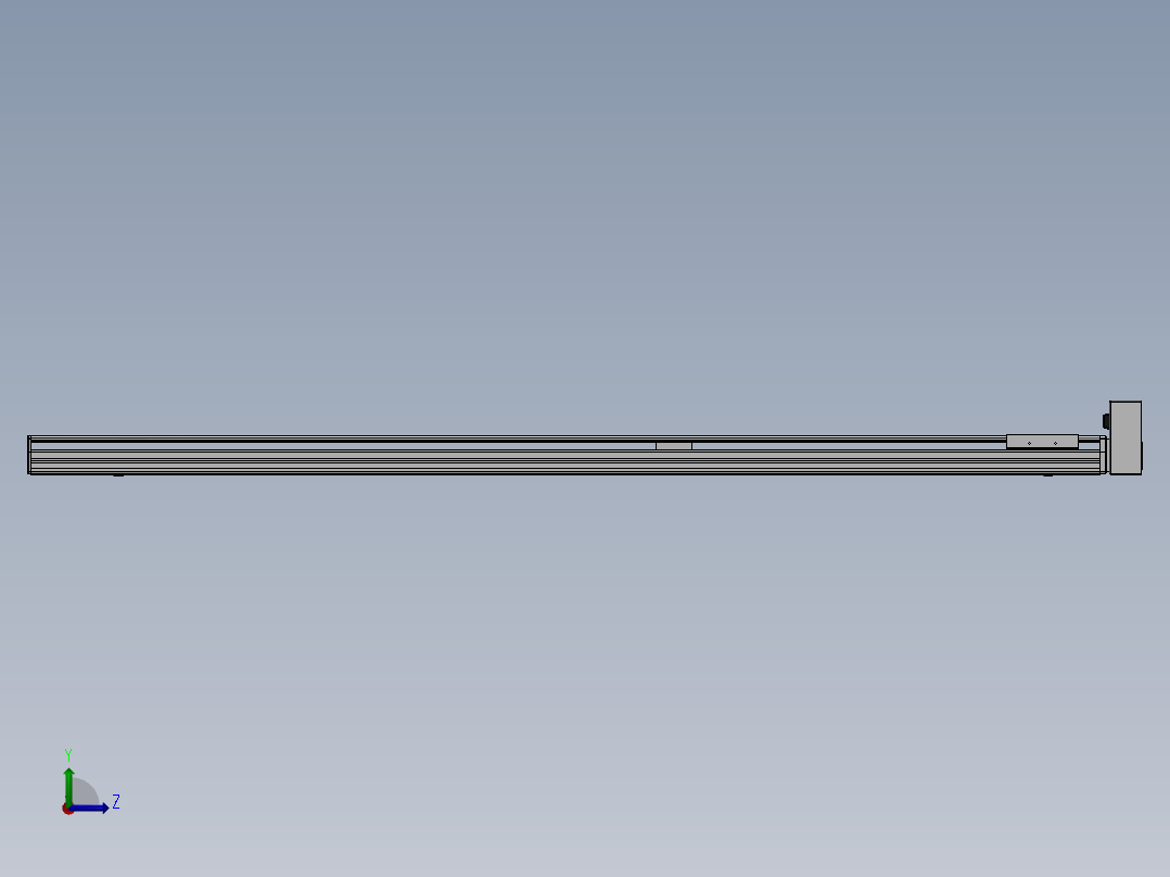 精密模组MT140-L110-1800-LU-M40-C4左视图