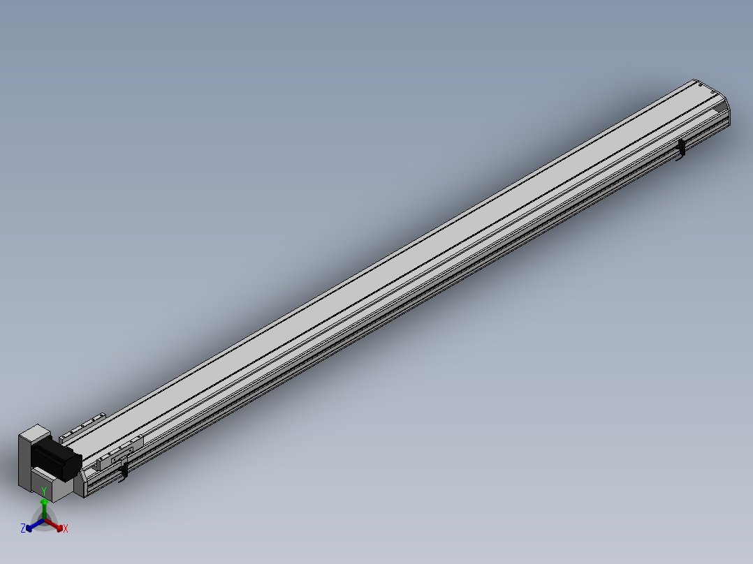 精密模组MT140-L110-1800-LU-M40-C4正等轴测图