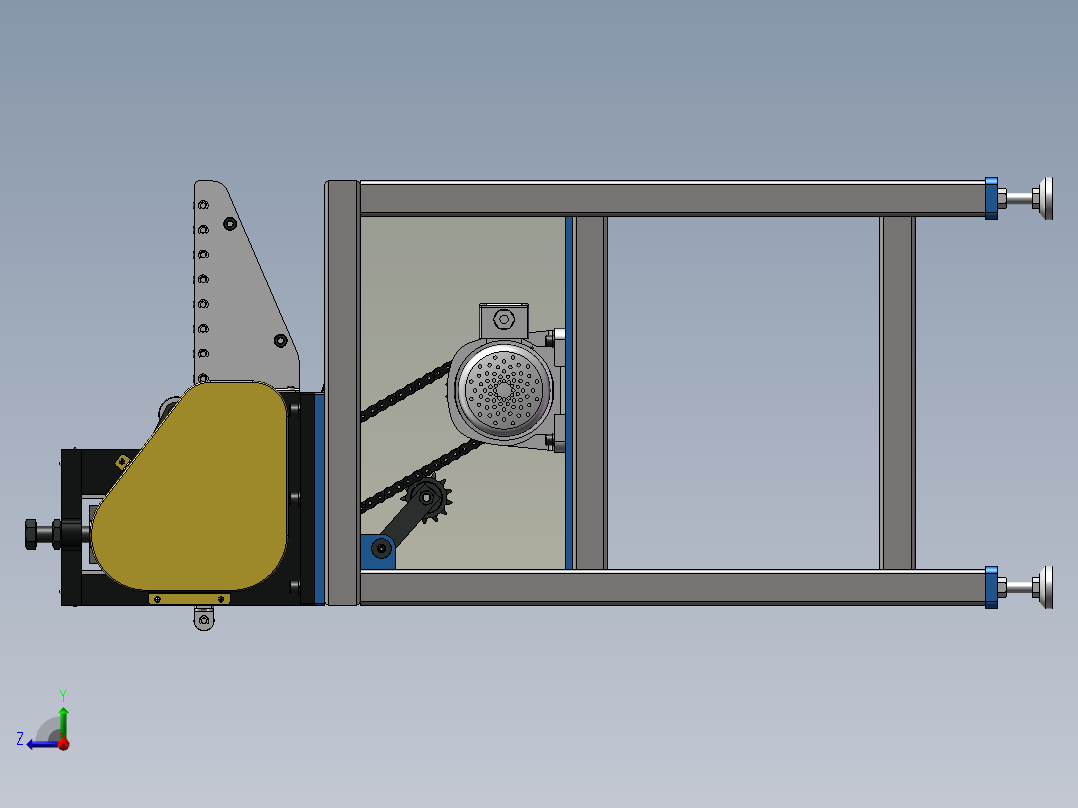 板材切割机sw18右视图