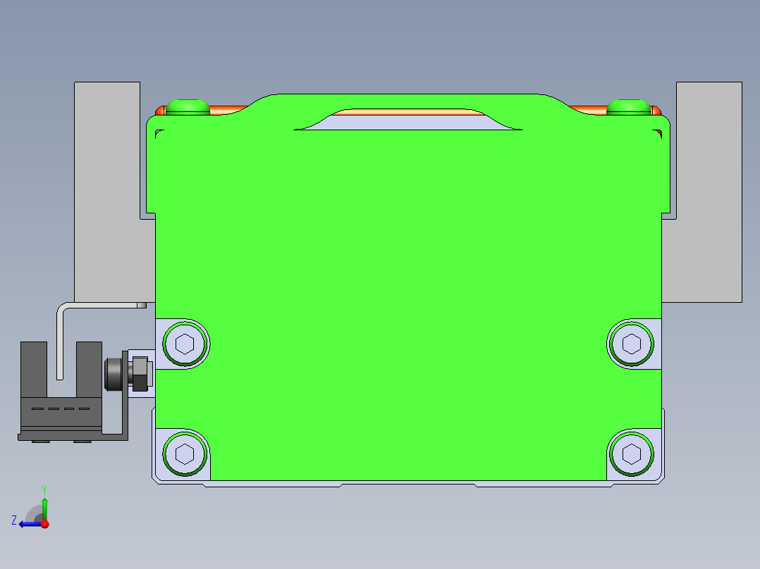 焊接机械手sw18可编辑右视图