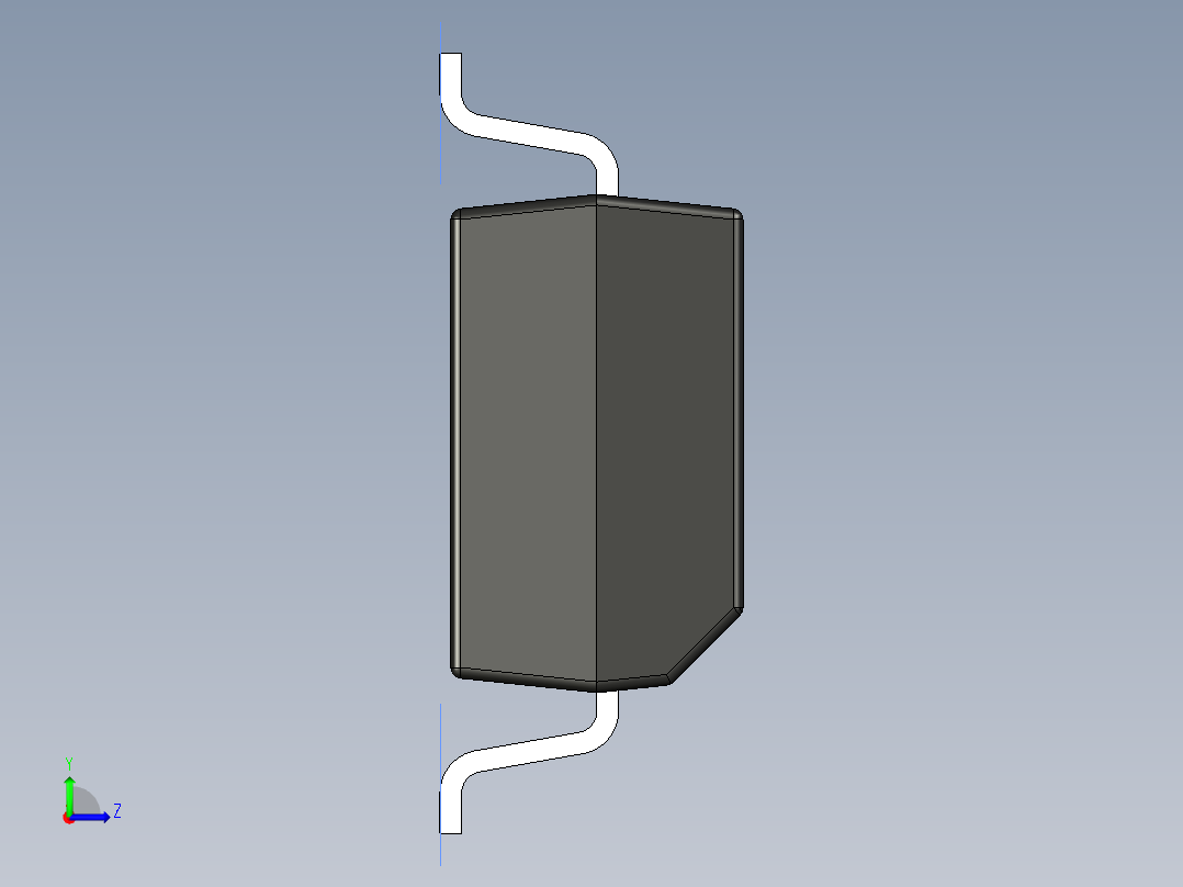 光电元件封装-miniFLAT-4-BK左视图
