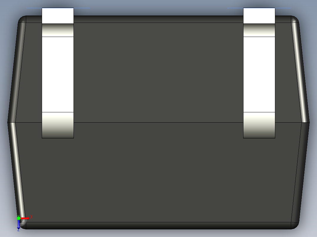 光电元件封装-miniFLAT-4-BK俯视图