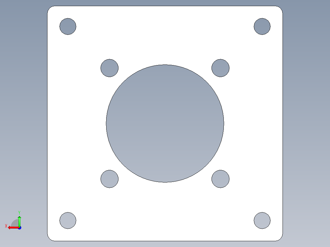 模组KK-60-F7 安川200W(400W)电机板(安川=台达 汇川 三菱 富士 禾川).STEP后视图