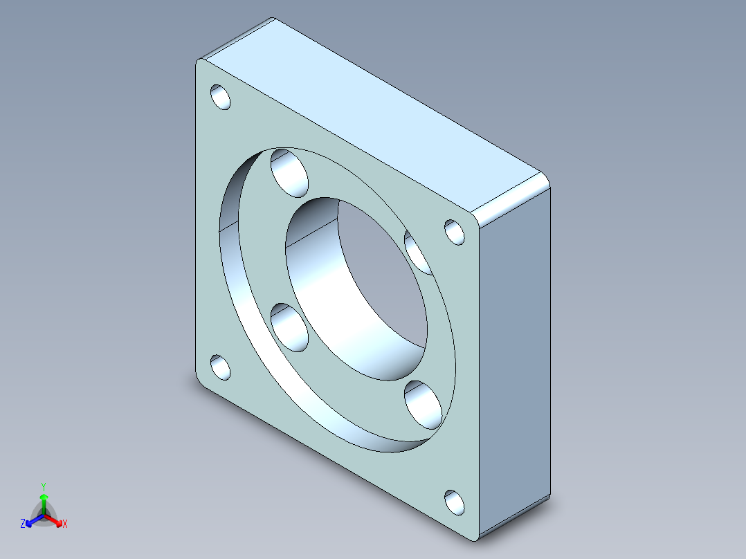 模组KK-60-F7 安川200W(400W)电机板(安川=台达 汇川 三菱 富士 禾川).STEP正等轴测图