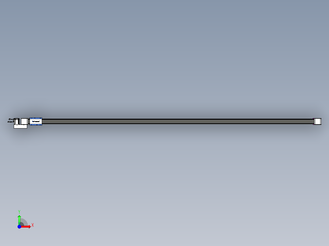 威洛博LB.GB同步带传动--欧规系列GB8-L96-S4050-BL-P75前视图