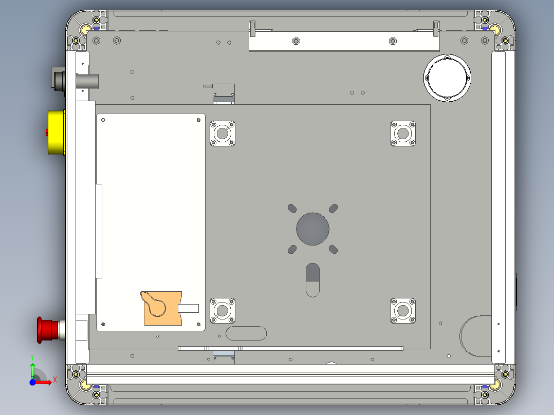 真空供给输送机前视图