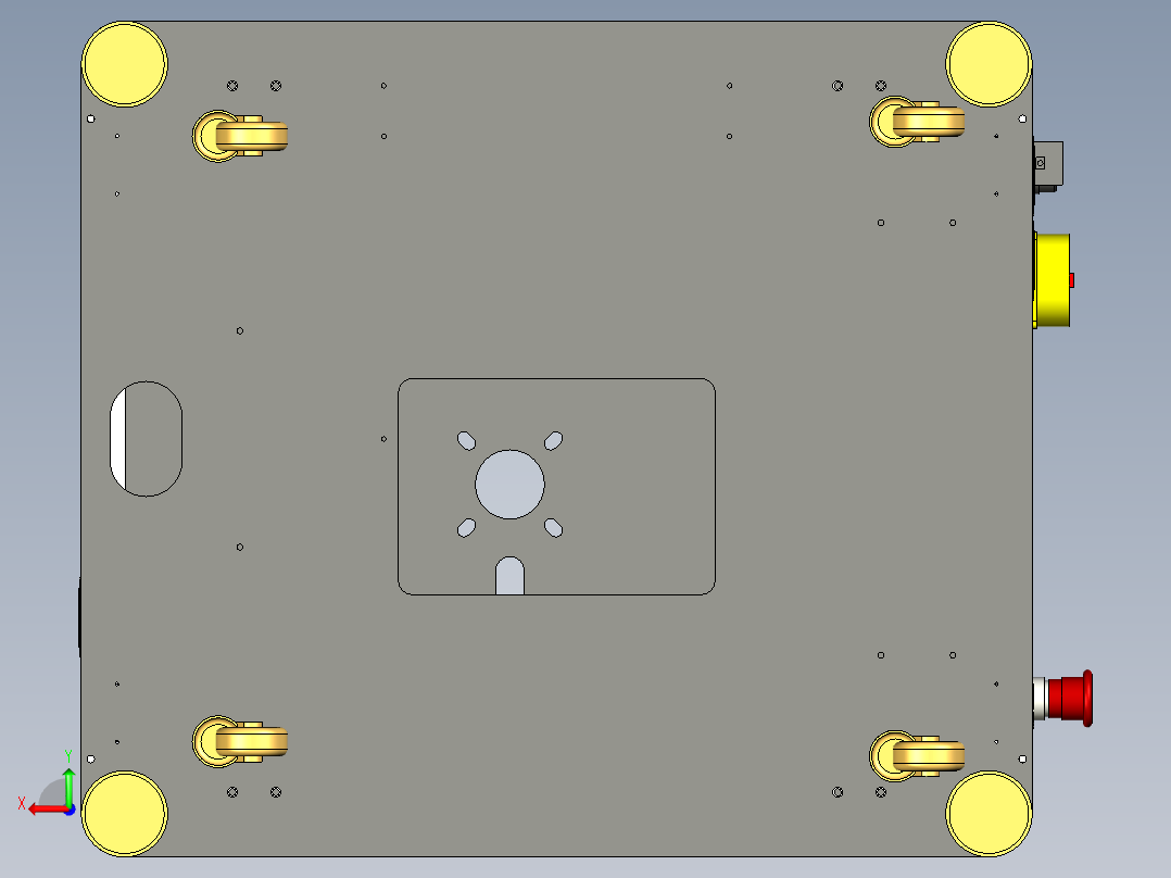 真空供给输送机后视图