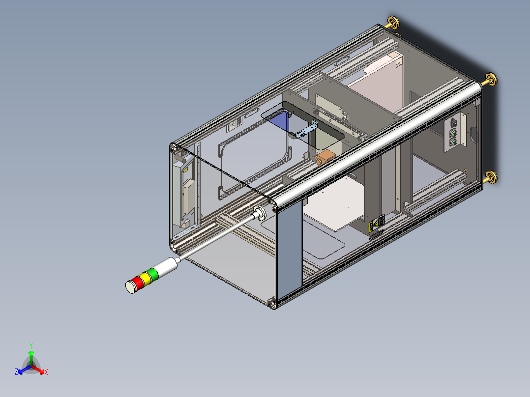 真空供给输送机正等轴测图