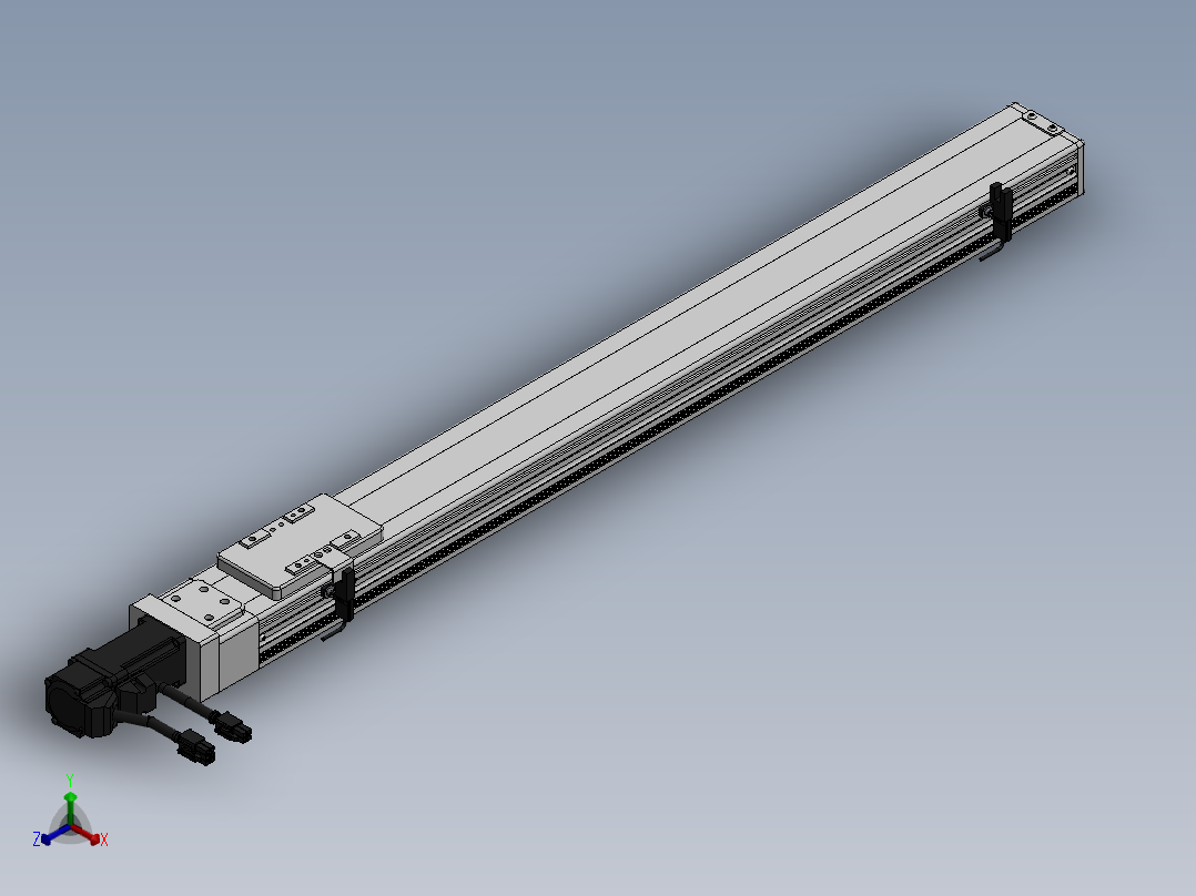 精密模组MY60-T10-600L-BC-P10B-C4-C正等轴测图