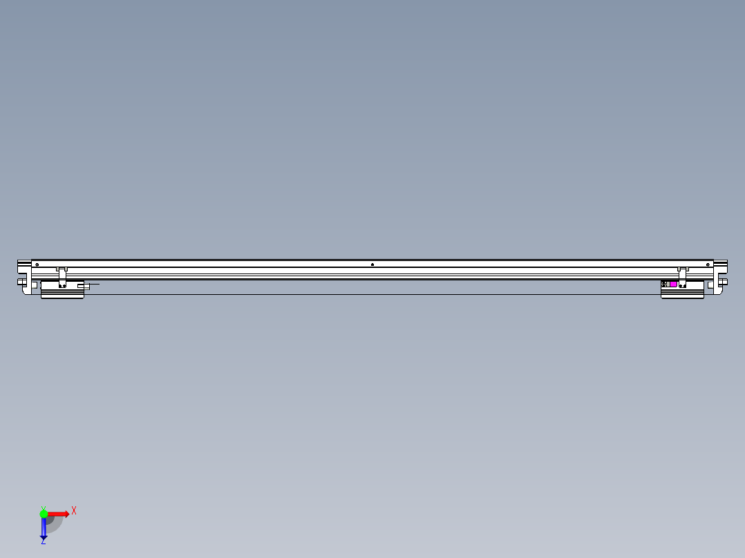 威洛博VL系列3d模型模组2VL22H1Y-S1450俯视图