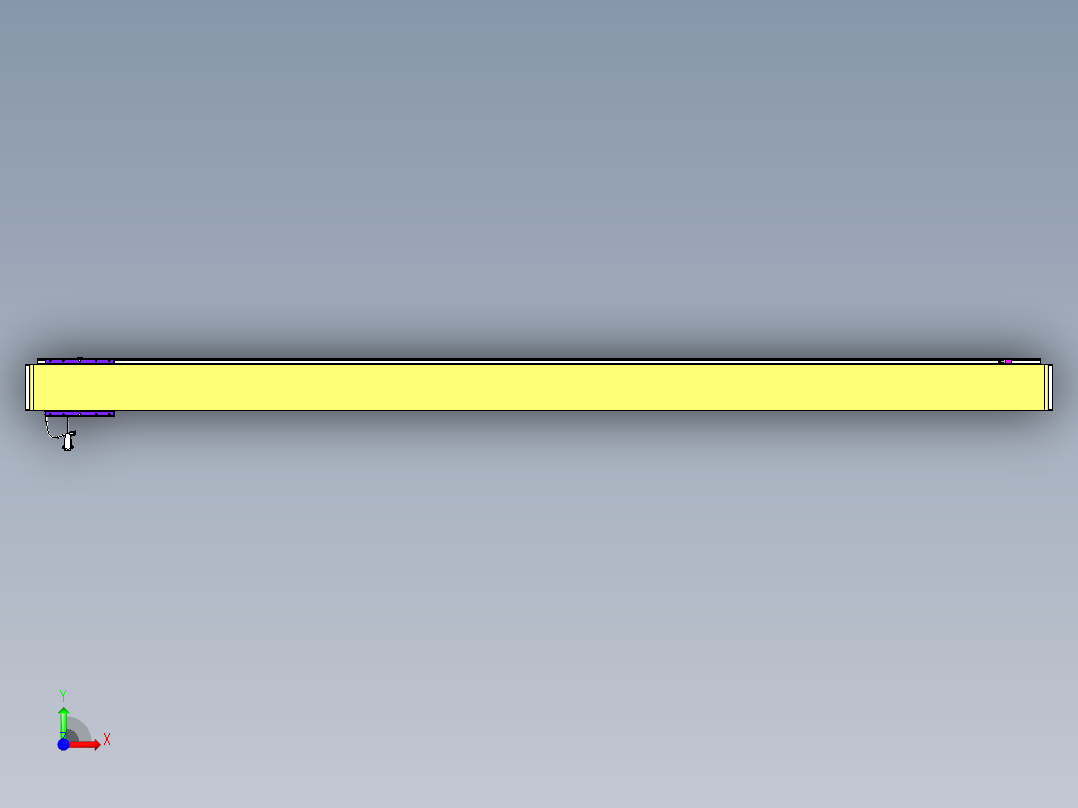 威洛博VL系列直线电机模组-VL14S3-S2800前视图