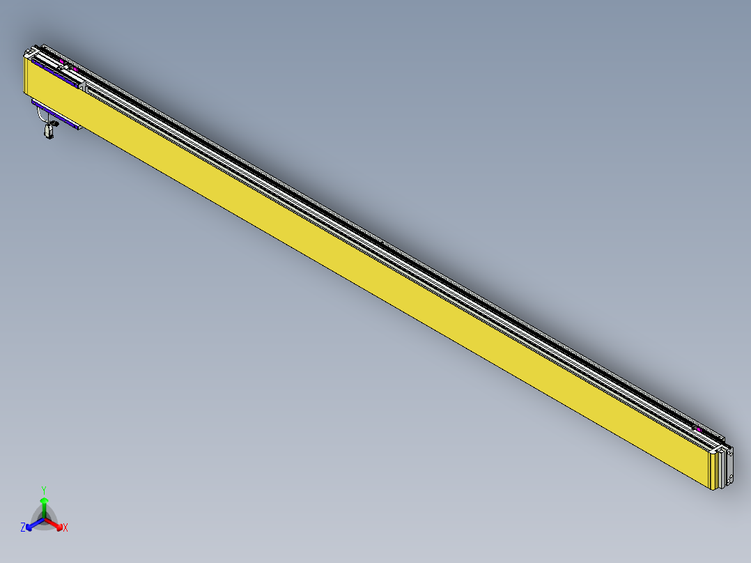 威洛博VL系列直线电机模组-VL14S3-S2800正等轴测图
