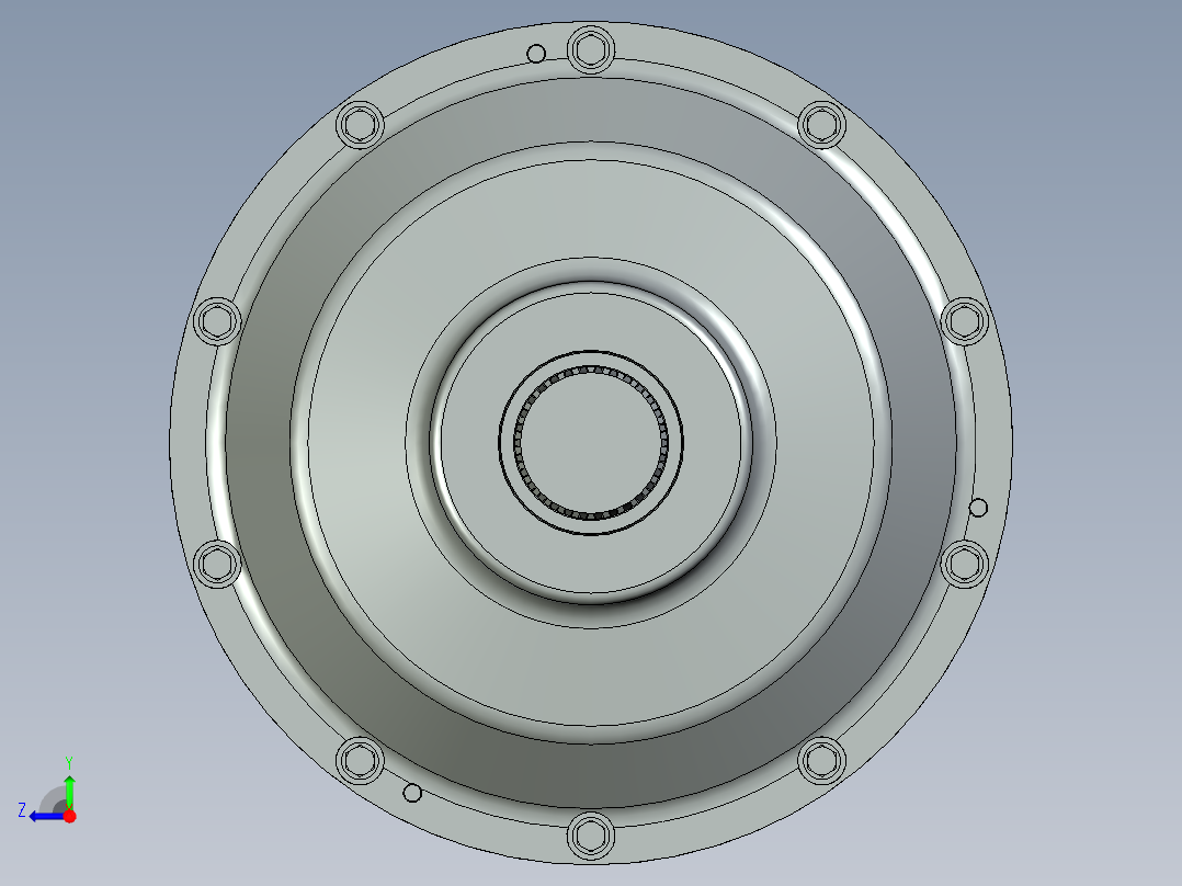 行星变速箱右视图