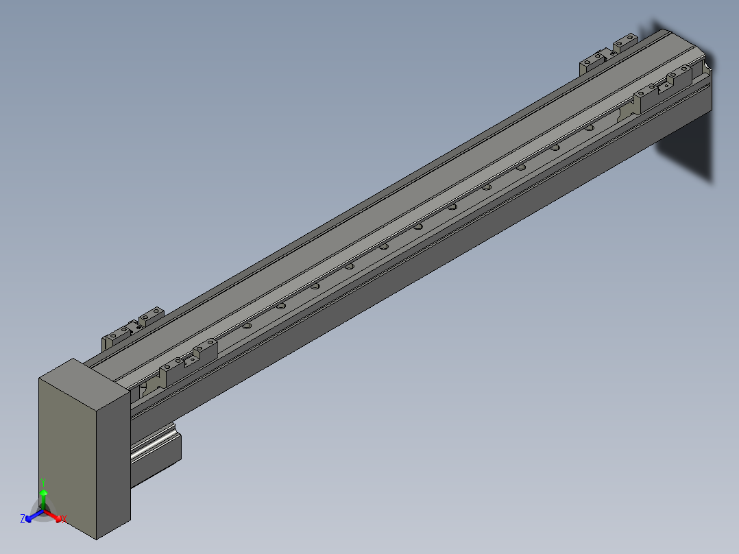 直线模组LHA6-S550-D-100W(16丝杆)设计图纸