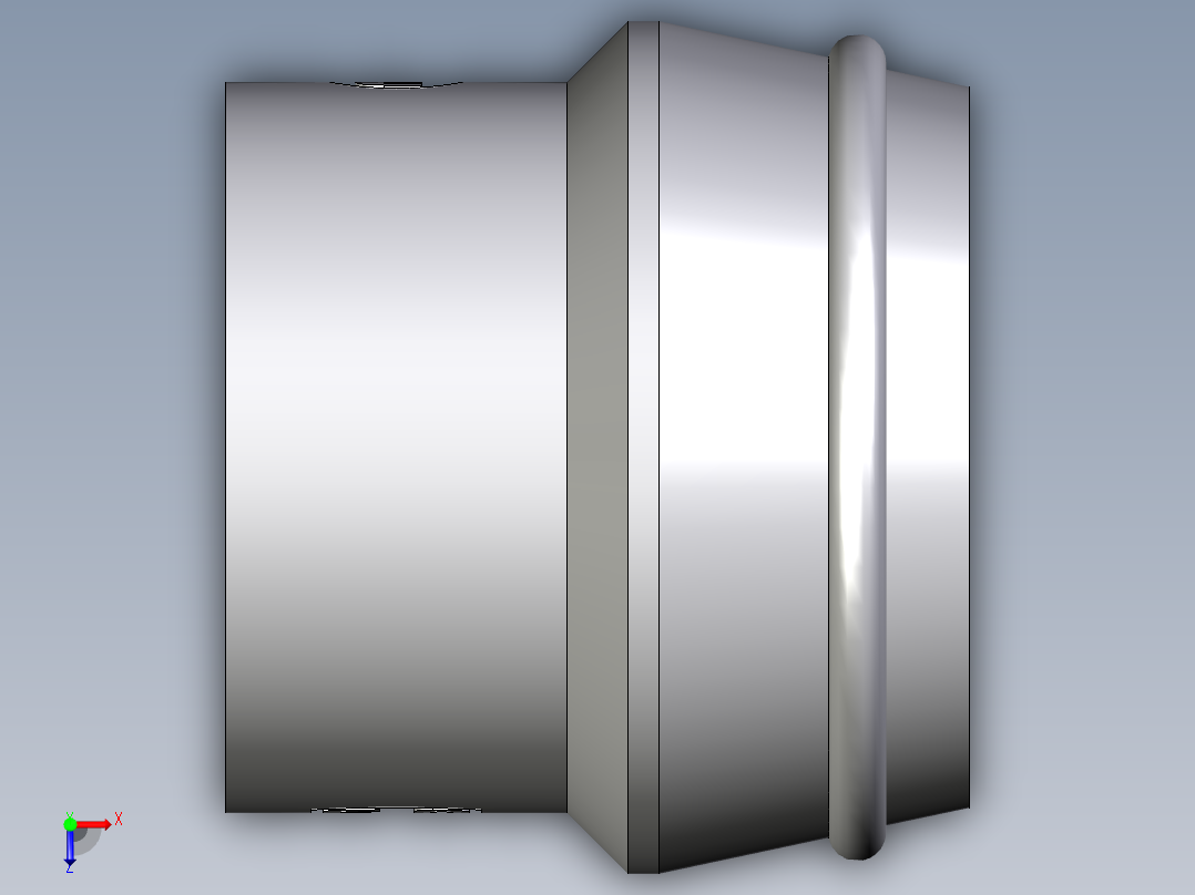 卡套式工业通用硬管接头EO_Blanking_plug_for_cones_VKA30CF俯视图
