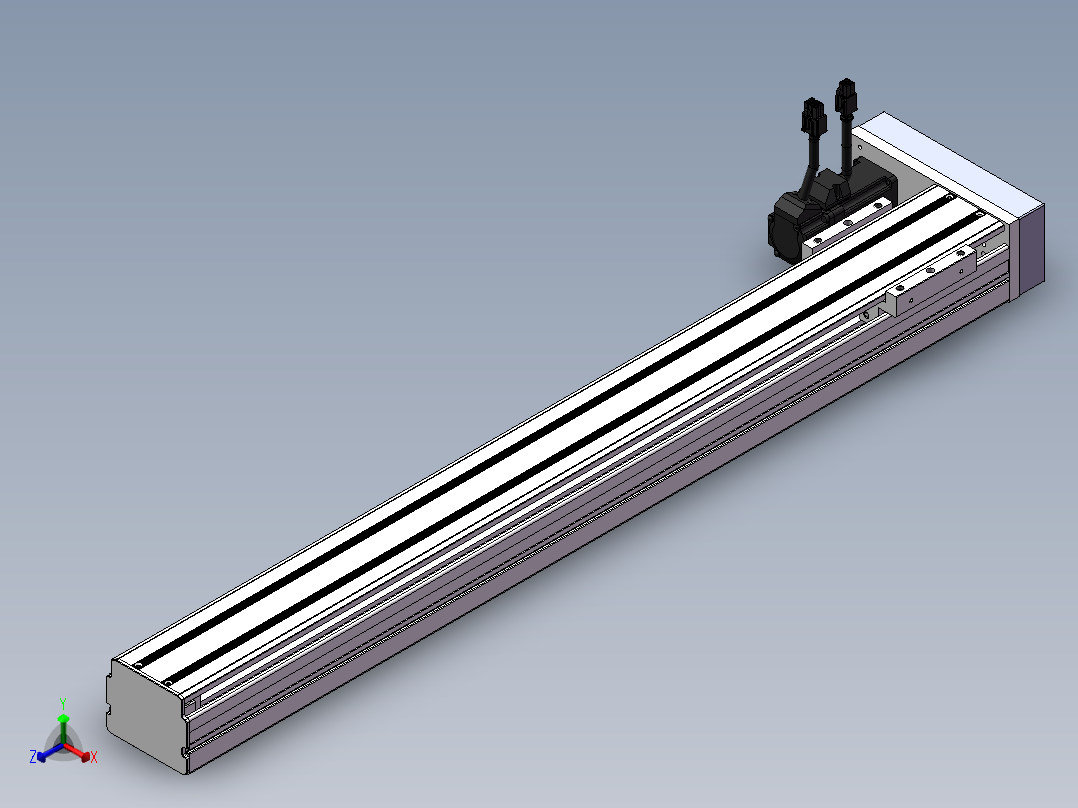 精密模组MY80S-T10-650L-P10B-BL-C4正等轴测图