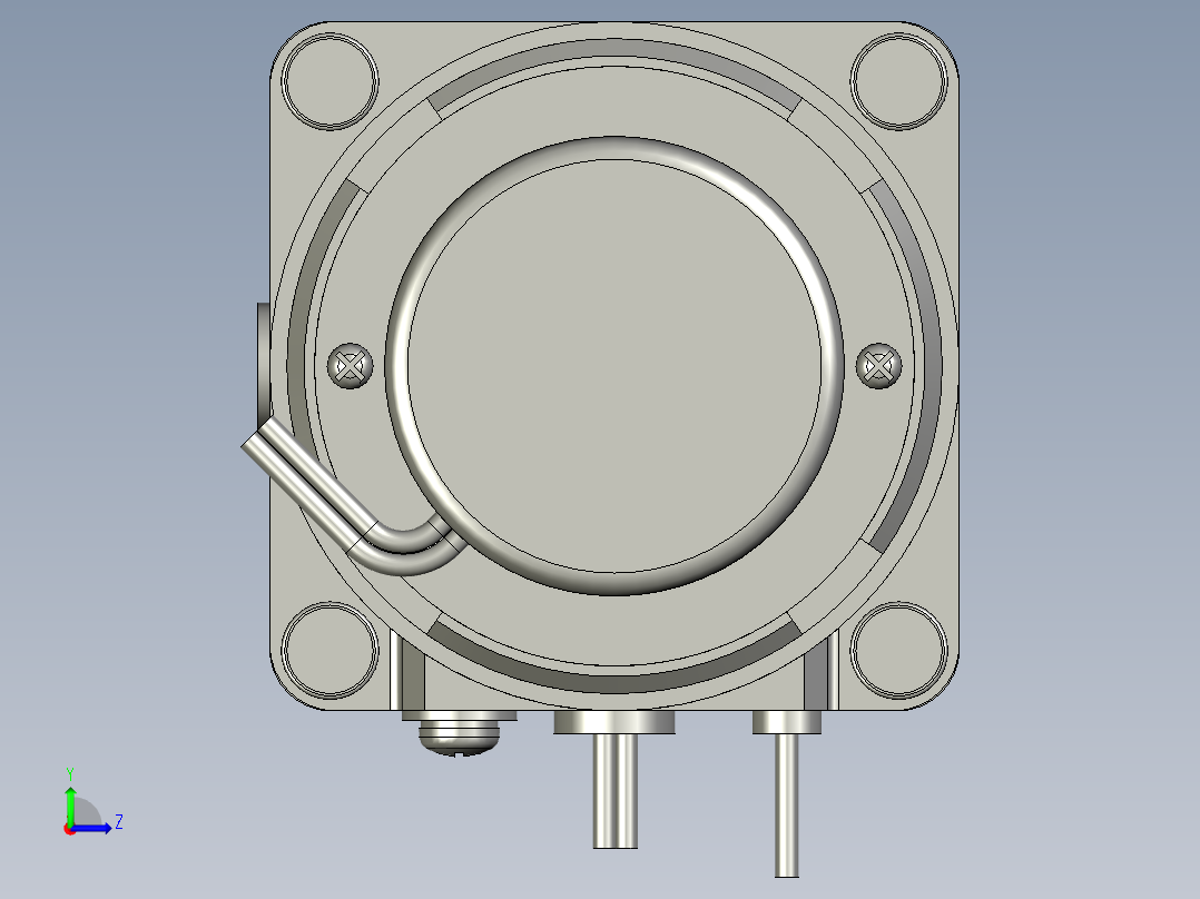 M61X6HV4L+MX6G3H微型齿轮调速马达左视图