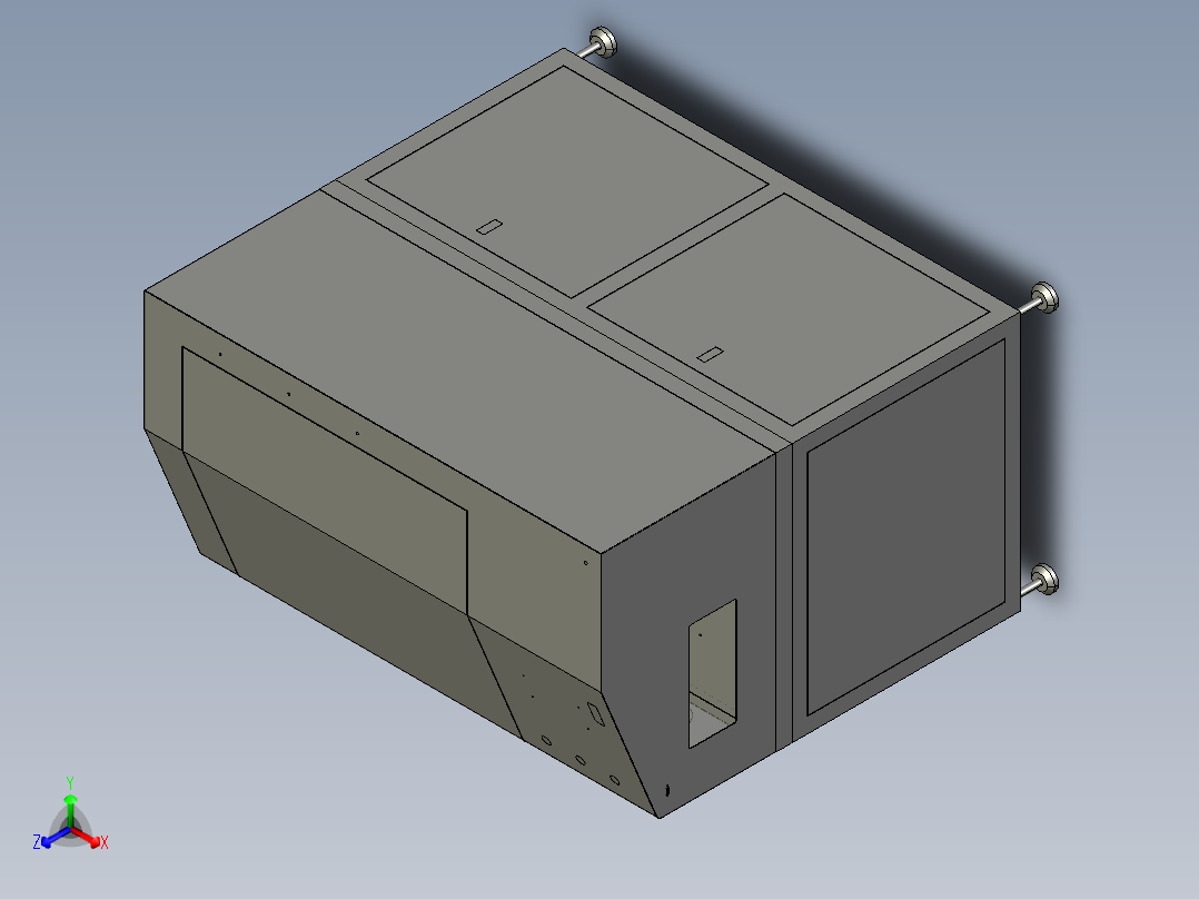 自动化检测设备 3D模型 非标自动化设备3D图纸3D模型正等轴测图
