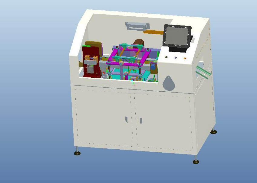 自动化检测设备 3D模型 非标自动化设备3D图纸3D模型