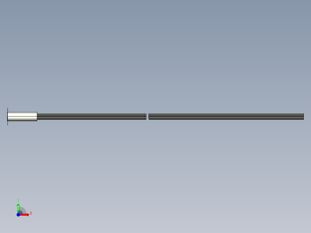 基恩士FU-48U_kc图纸模型前视图