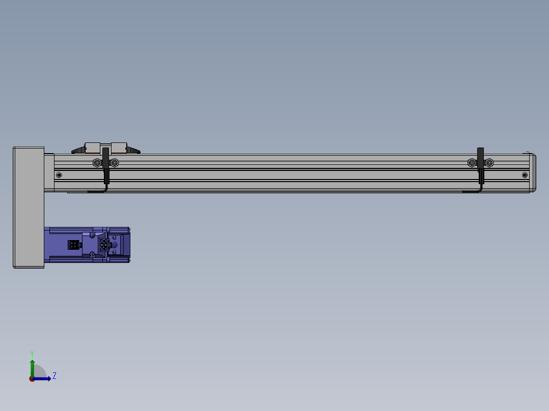 精密模组MY50-T10-400L-BM-P10B-C4-C左视图