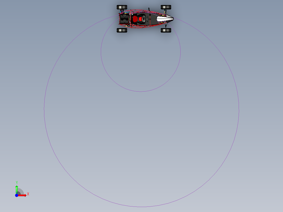 10-Ariel Atom单座电动卡丁车3D数模图纸 STP格式前视图