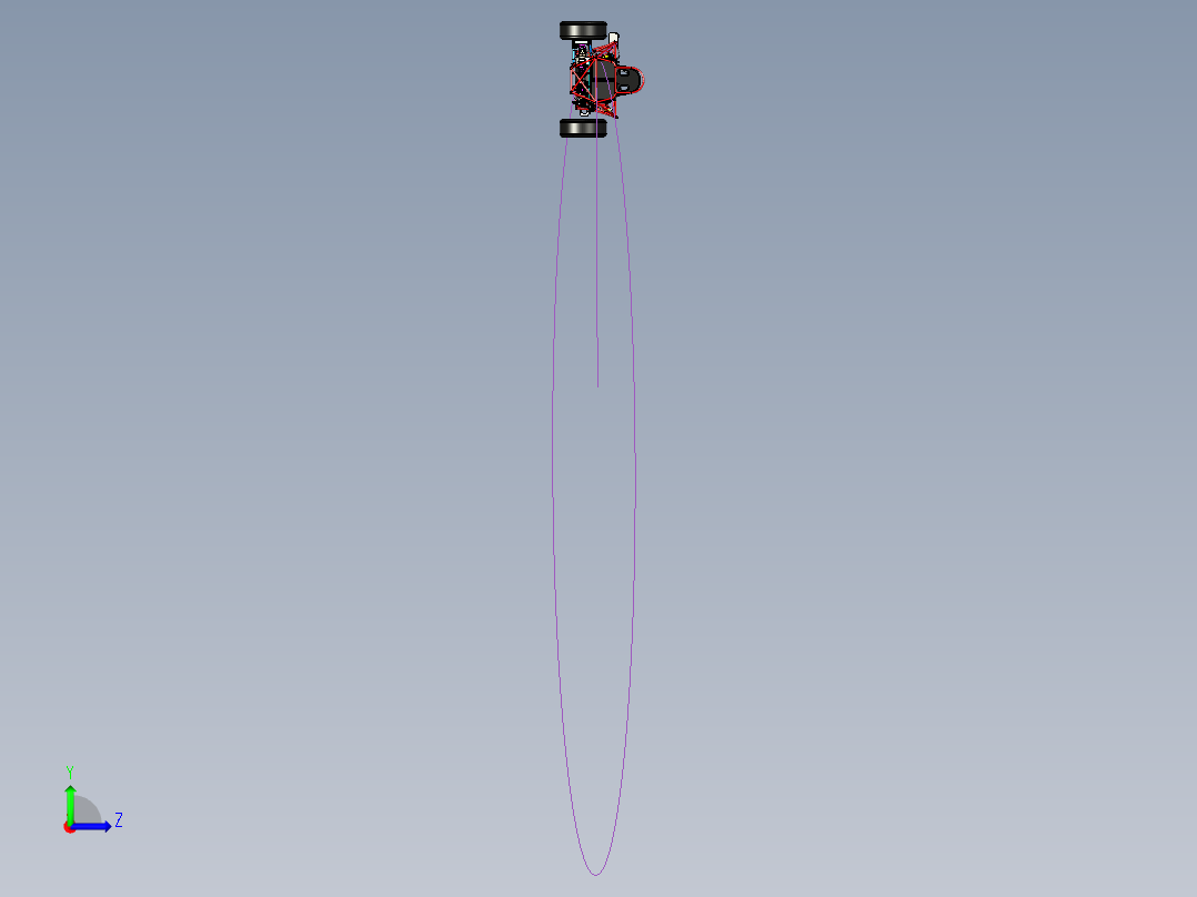 10-Ariel Atom单座电动卡丁车3D数模图纸 STP格式左视图