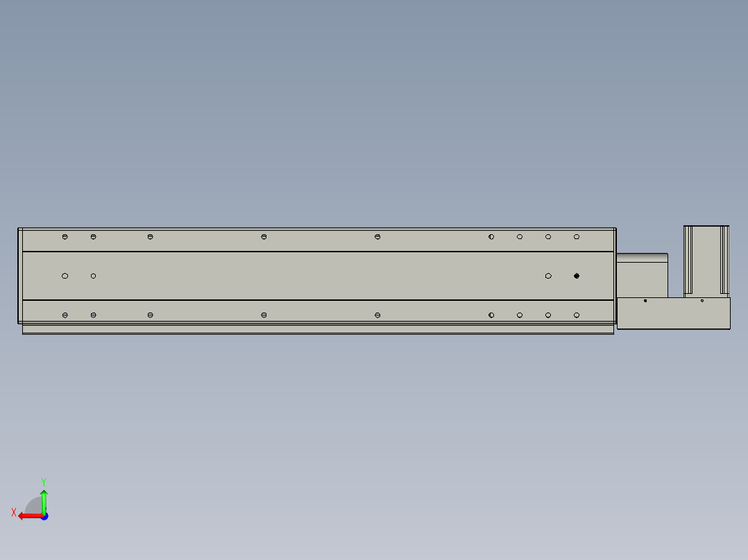 威洛博VBF17-S750-BL后视图