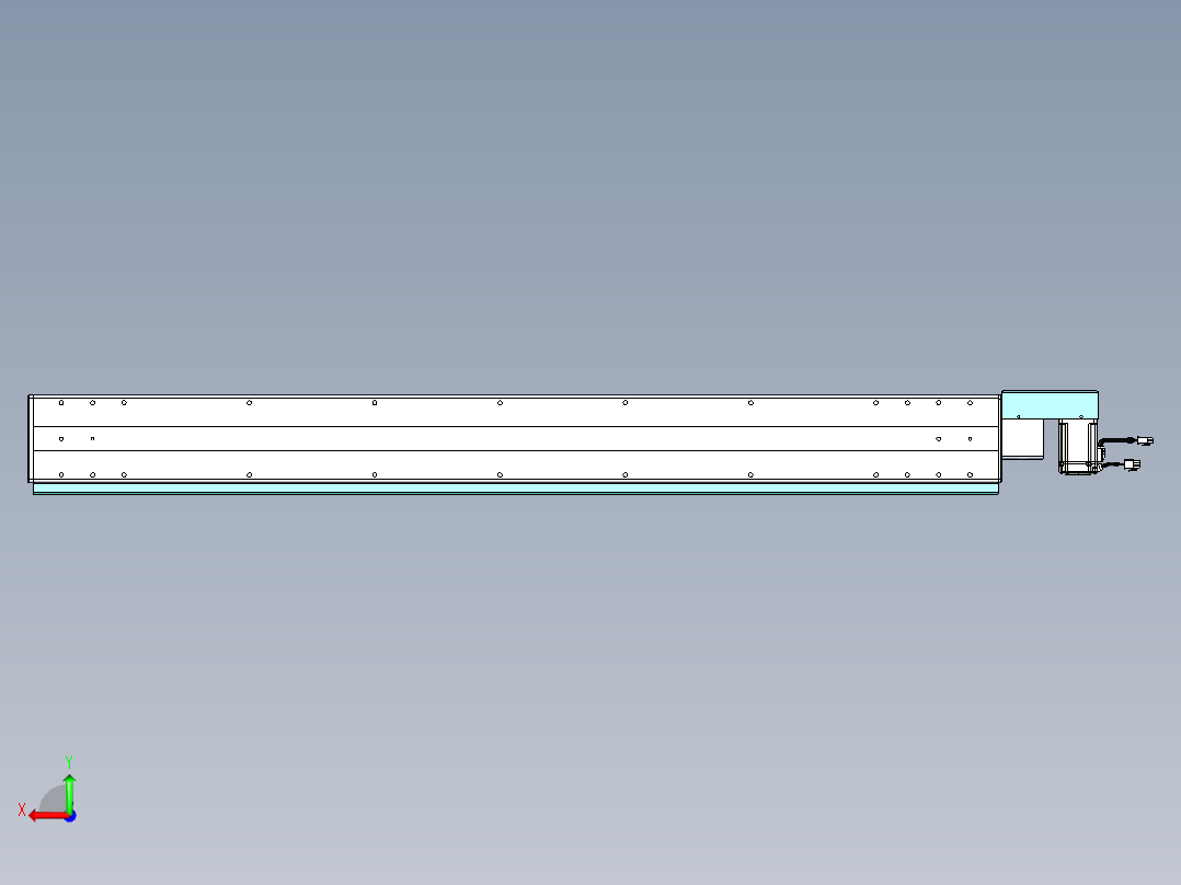 威洛博VBC同步带传动一无尘环境VBC14-L45-S1250-BR-ZP40-C3后视图