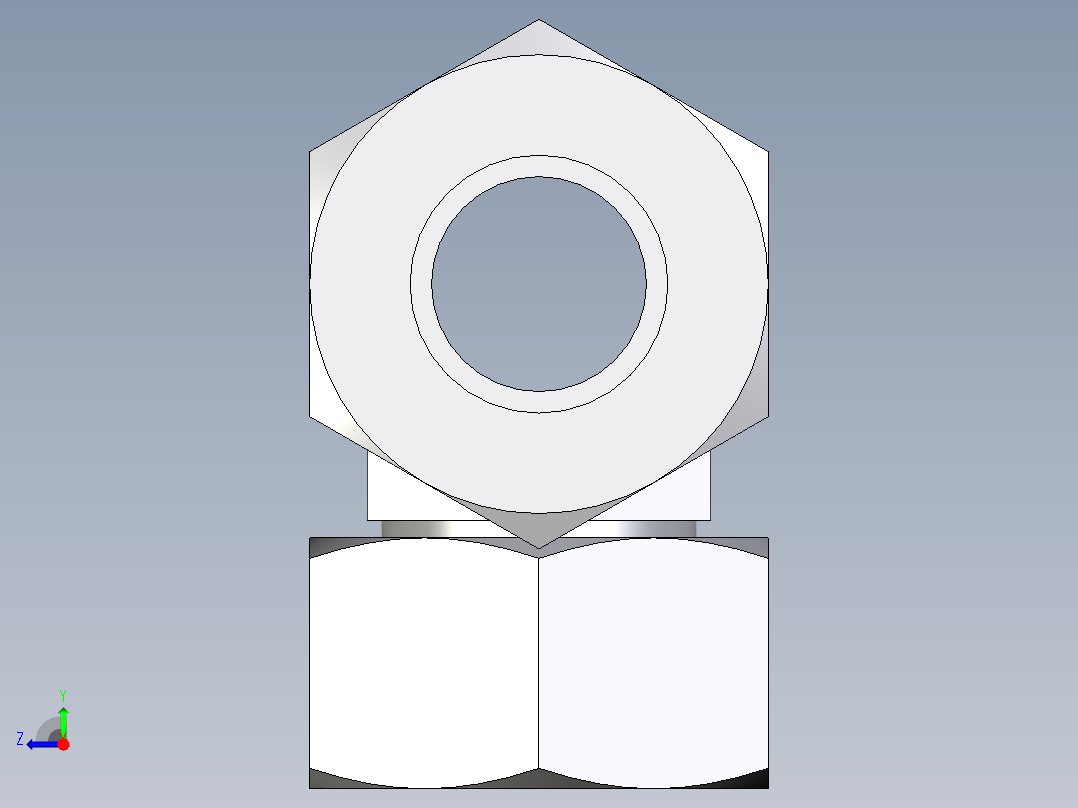 卡套式工业通用硬管接头EO_Swivel_nut_branch_tee_ET18LCF右视图