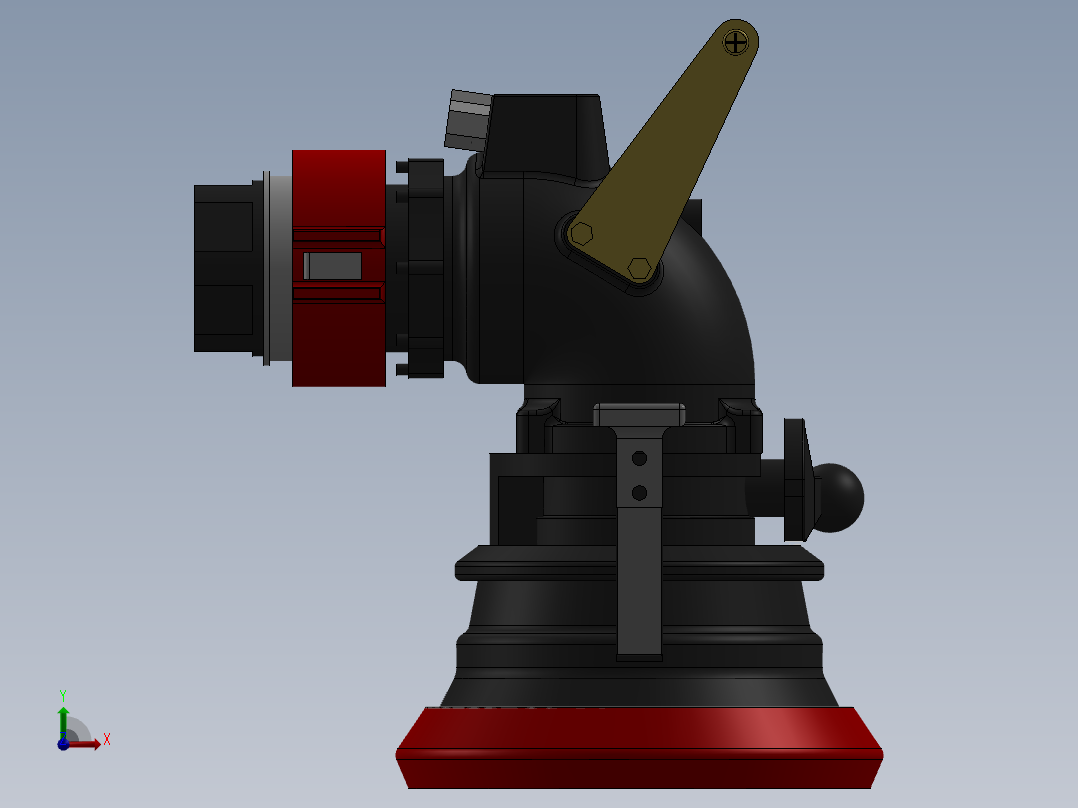 卡特消火栓耦合器前视图
