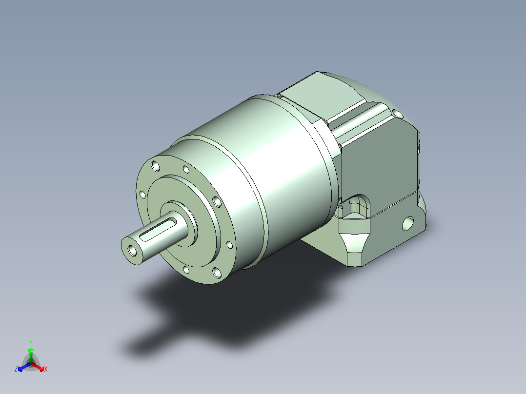直齿ZPLE120-L3 14-73-98.43-M6.stp正等轴测图