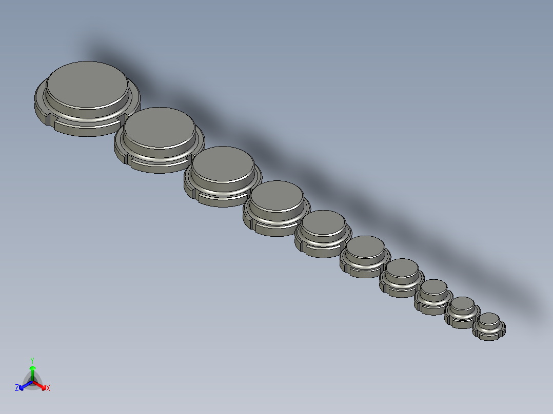 圆形盲螺母 GOST 12203-66